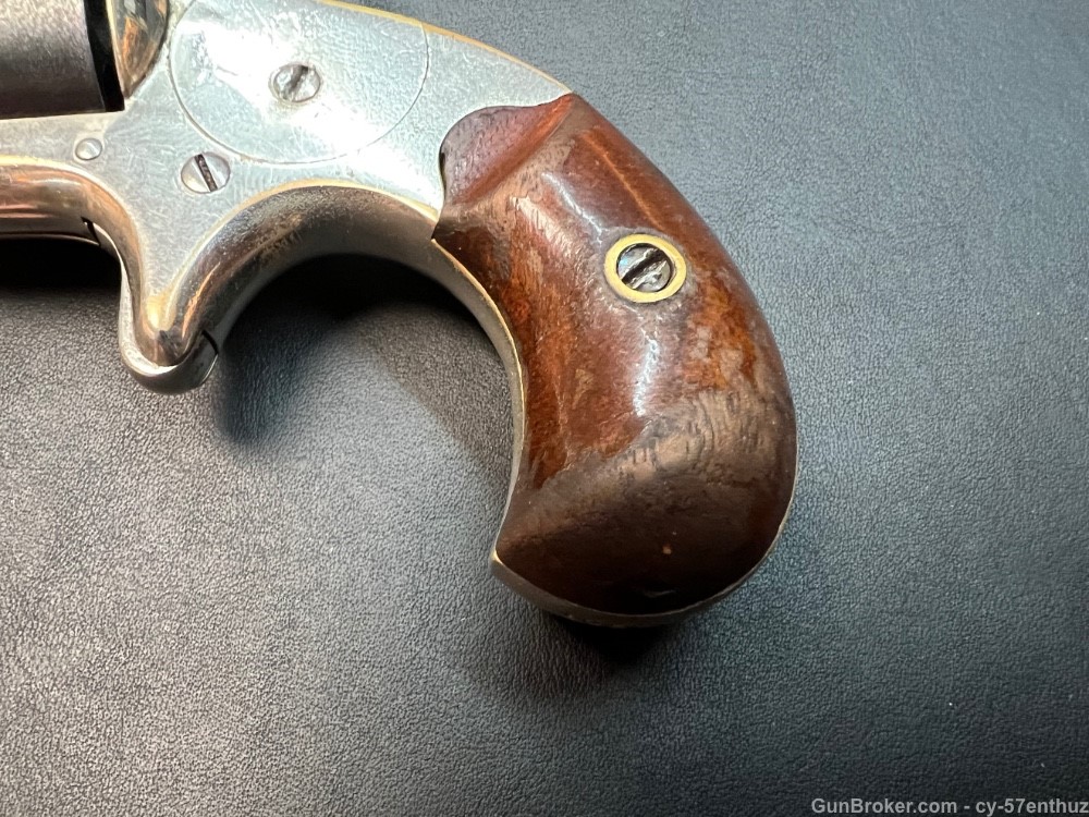 1870s Colt Open Top Pocket Model .22 Revolver Antique Black Powder -img-1