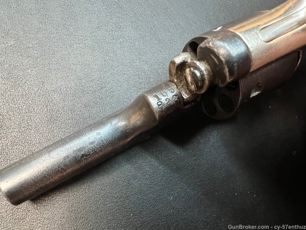 1870s Colt Open Top Pocket Model .22 Revolver Antique Black Powder -img-15