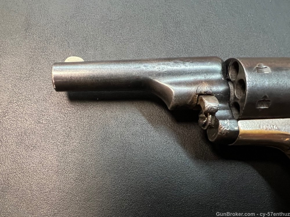 1870s Colt Open Top Pocket Model .22 Revolver Antique Black Powder -img-3