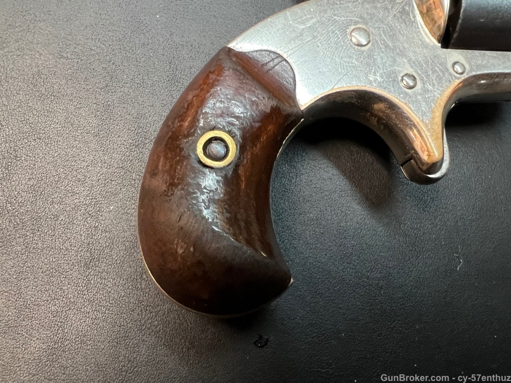 1870s Colt Open Top Pocket Model .22 Revolver Antique Black Powder -img-5
