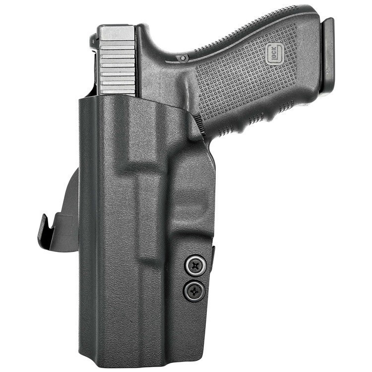 OWB KYDEX Paddle Holster fits: Glock G20 G21 Black / Left Hand / Standard C-img-1