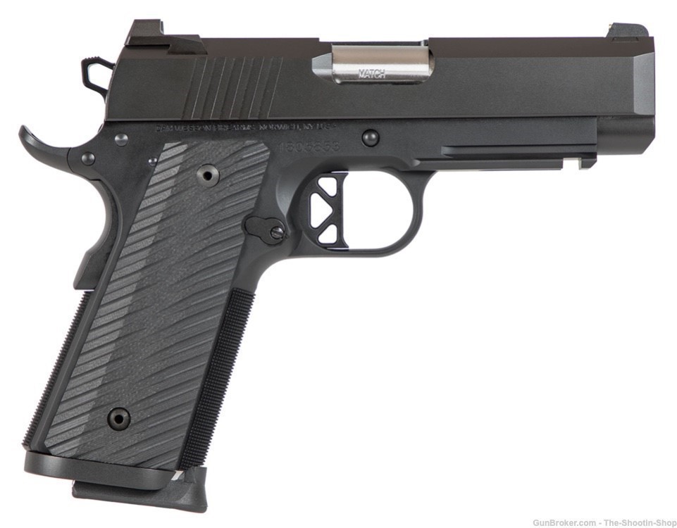 Dan Wesson Model TCP COMMANDER 1911 Pistol 9MM 4" MATCH BLK G10 01845 SA NR-img-0