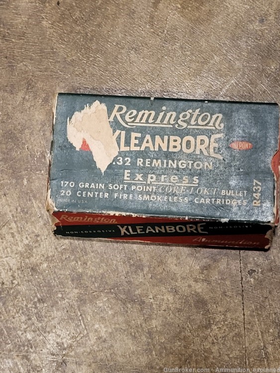 Scarce box of kleanbore 32 remington -img-0
