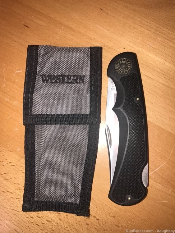 Western 546 Knife folder 3.25 blade lockback -img-0