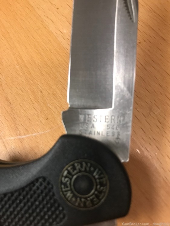 Western 546 Knife folder 3.25 blade lockback -img-3