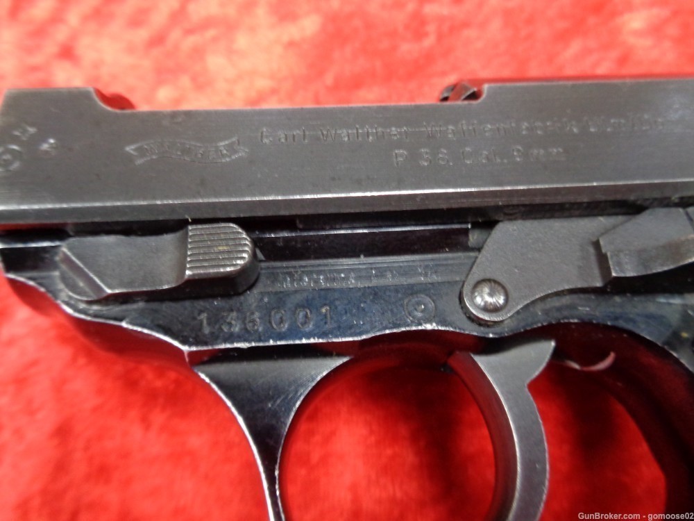 1961 Carl Walther P38 9mm Luger Interarms Model P 38 Matching WE TRADE BUY!-img-6
