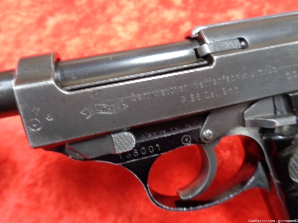 1961 Carl Walther P38 9mm Luger Interarms Model P 38 Matching WE TRADE BUY!-img-8