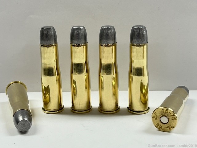 12 Rounds 45-75 Winchester Lead RNFP Jamison & Bertram Brass Looks New!-img-2