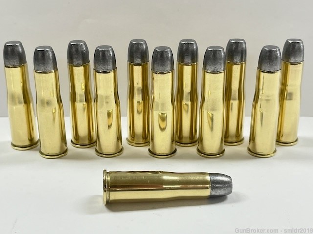 12 Rounds 45-75 Winchester Lead RNFP Jamison & Bertram Brass Looks New!-img-0