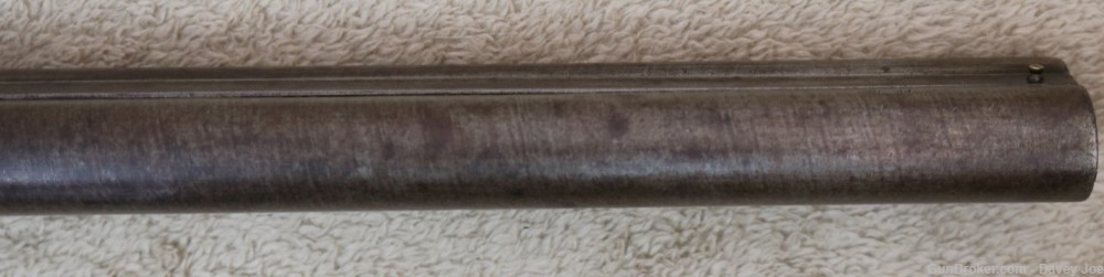 Scarce early Parker Bros 12 gauge lifter action Damascus SXS 32" barrels-img-7