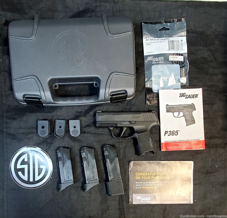 SIG SAUER P365-9-BXR3 W/OHSC AND EXTRAS-img-0
