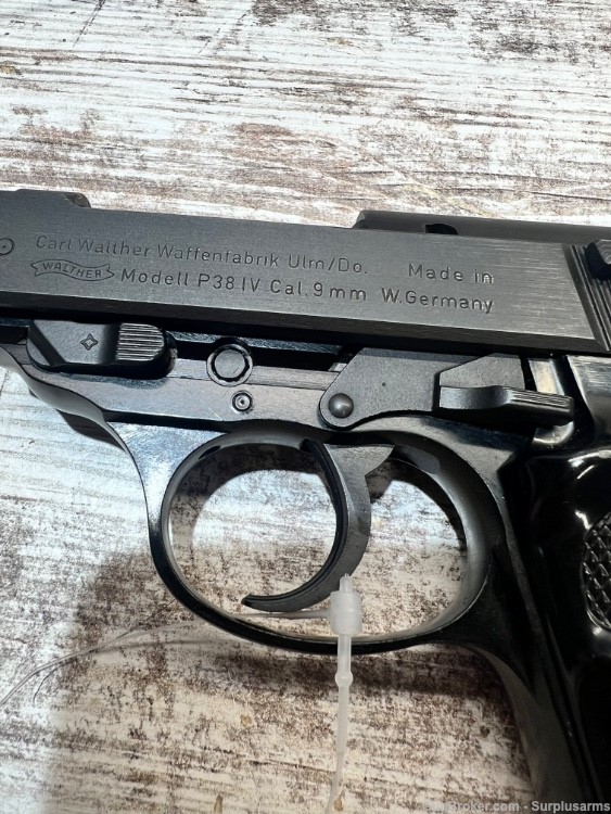 * Walther * P38 IV P4 * 9mm * Only 452 Made * Interarms import * 1981 *  -img-10