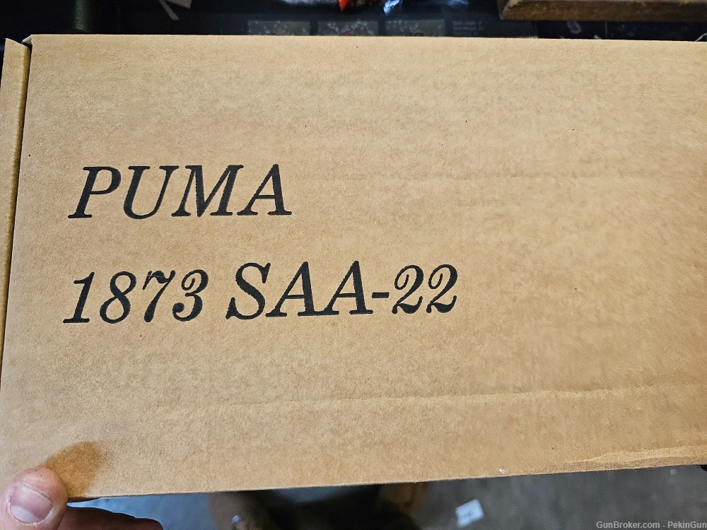 Chiappa Puma 1873 22lr Revolver w/Box LIKE NEW Wood Grip NO CC FEE-img-1