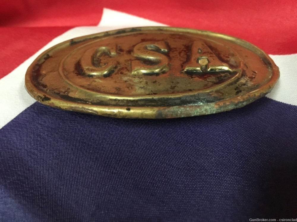 Confederate Belt Plate CSA-img-3