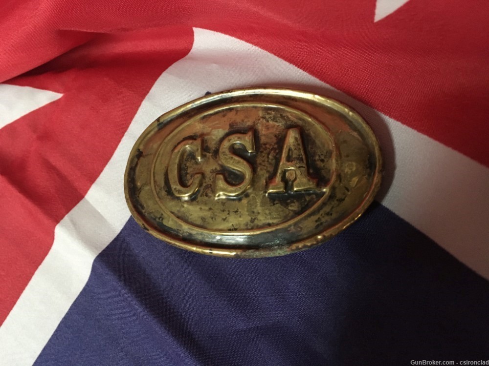 Confederate Belt Plate CSA-img-1