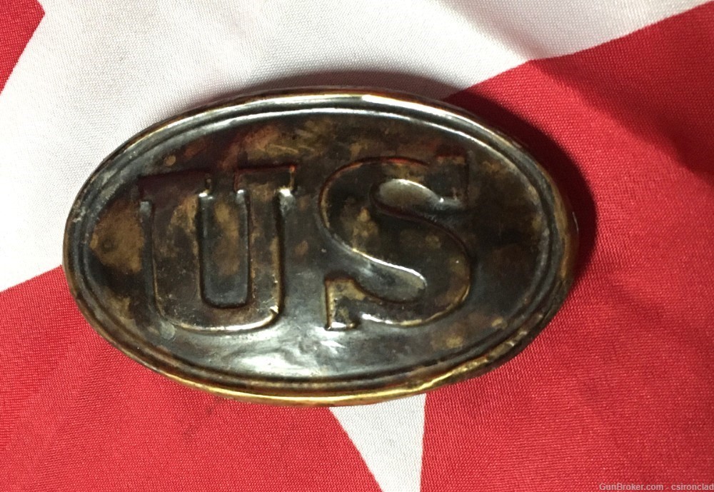 US Army inner belt plate, 1839 pattern Civil War-img-4