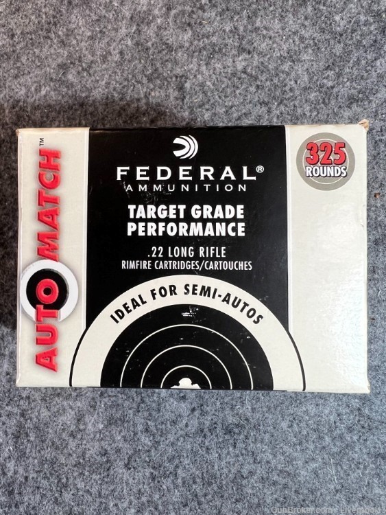 Federal AutoMatch .22 Long Rifle 325 Rounds 40Grain-img-0