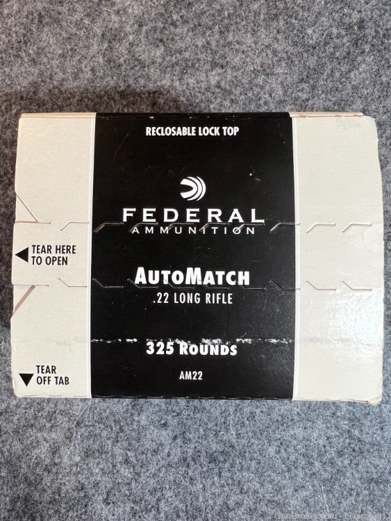 Federal AutoMatch .22 Long Rifle 325 Rounds 40Grain-img-1