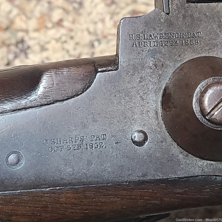 1852 Patent Sharps Model Carbine  Cal. .52 (or 50-70)  RS Lawrence version-img-37