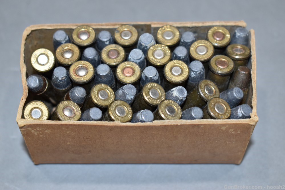 Box 44 Rds Vintage 32-20 Mixed Mfg & Bullet Ammunition ROUGH Bx-img-7