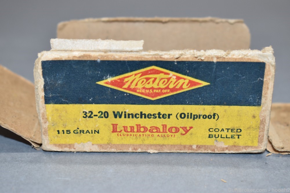 Box 44 Rds Vintage 32-20 Mixed Mfg & Bullet Ammunition ROUGH Bx-img-5