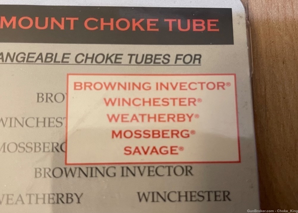  New Hastings Browning Winchester Mossberg Savage .705" Mod Choke Tube-img-2