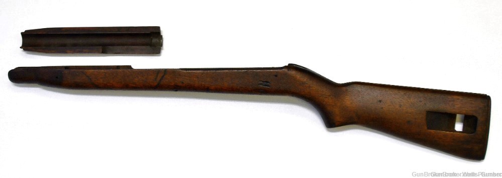 US WWII M1 CARBINE UNDERWOOD ORIGINAL STOCK WITH CROSS CANNON CARTOUCHED-img-4