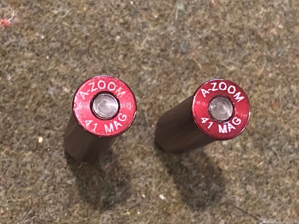 A-ZOOM .41 MAG Magnum - (2) Snap Caps - Excellent Condition -img-1