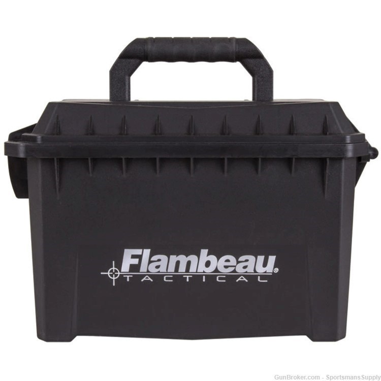 Flambeau Plastic Compact Ammo Can 9.75" x 4.75" x 6" NIB!-img-0