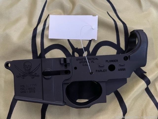 Spike's Tactical Calico Jack Stripped Lower Receiver AR-15 AR15 STLS016 -img-0