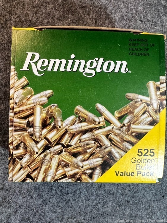 Remington Golden Bullet 22LR 36 Grain 525 Pack-img-0