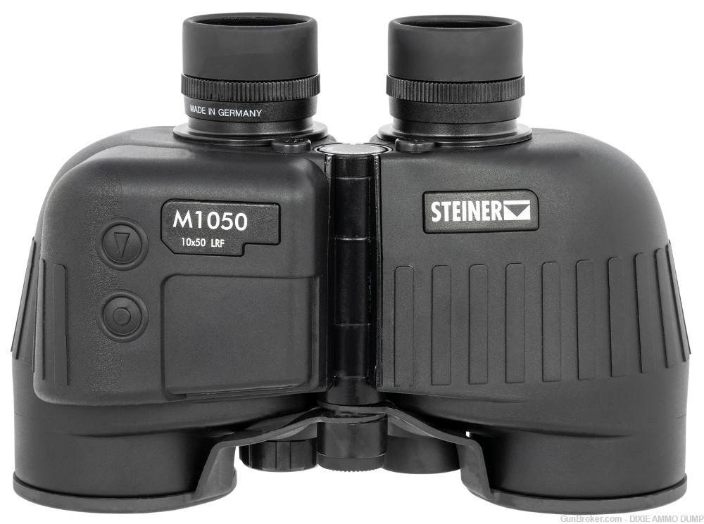 New   Steiner 2682 M1050 w/Laser Rangefinder 10x50mm Floating Prism Black-img-0