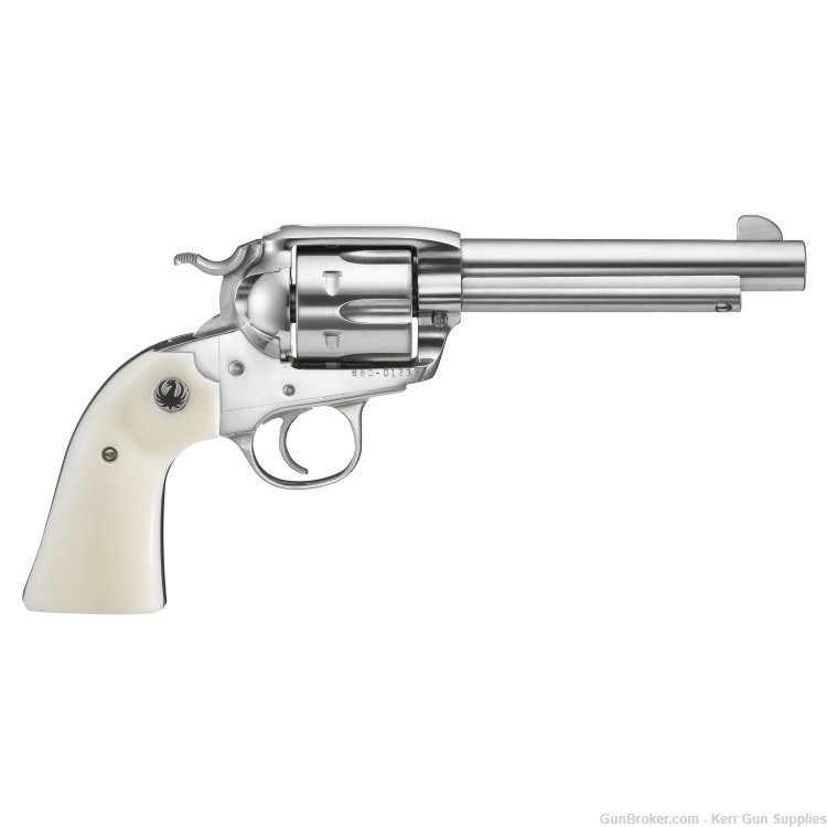 RUGER VAQUERO BISLEY 5129 .45COLT (LC) SA STAINLESS STEEL REVOLVER, NIB-img-1