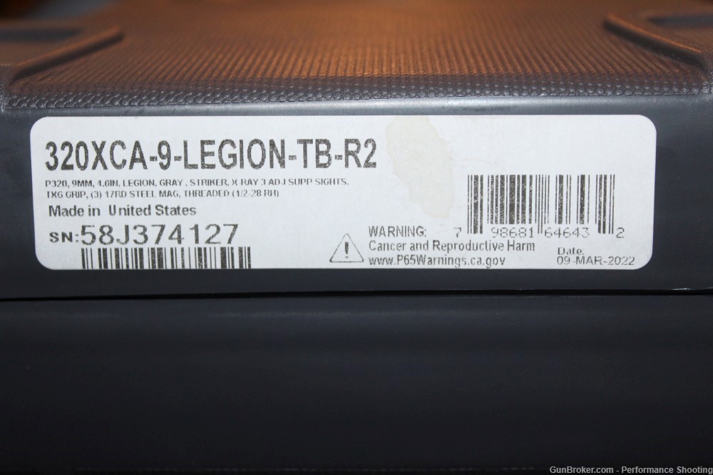 Sig Sauer P320 Legion 4.6" Barrel  9mm HC320 Comp 3-17 Round Mags -img-15