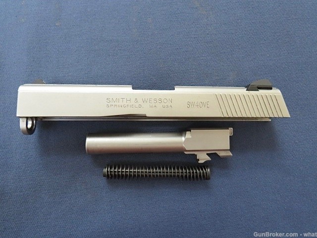 S&W Model SW40VE .40 Pistol Slide Recoil & Barrel Assembly SW40 VE-img-0