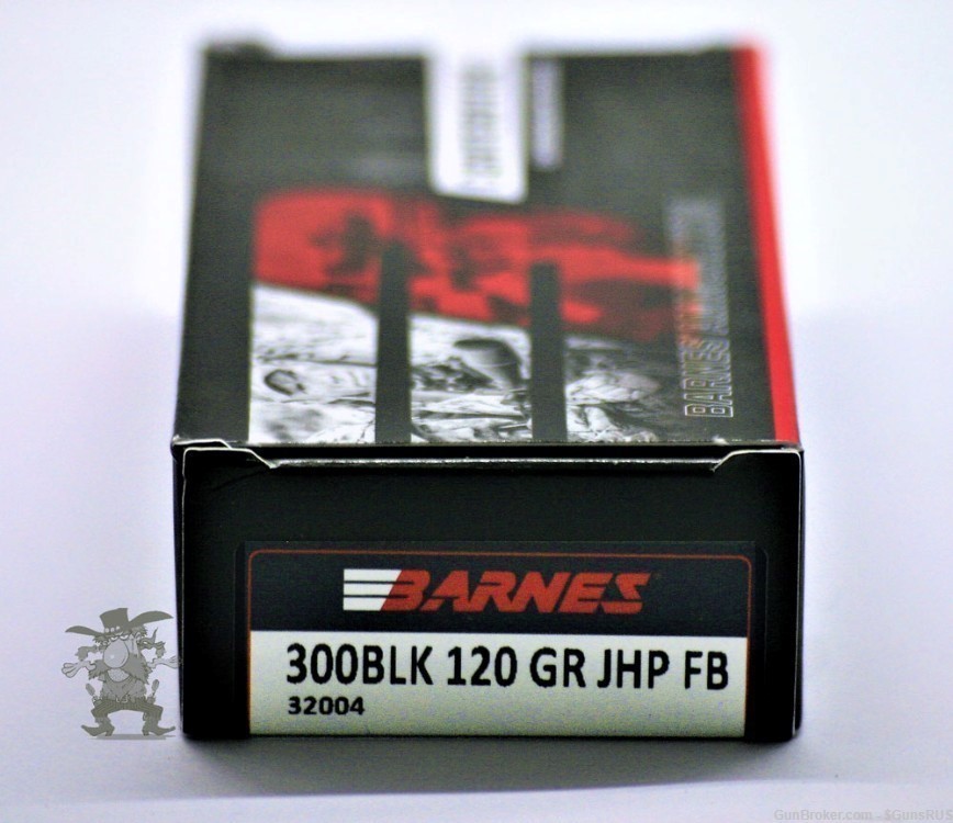 Barnes 300 AAC Blackout 120 Grain Jacketed Hollow Point JHP 20 RDS-img-3