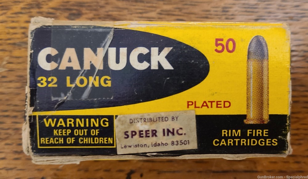Canuck 32 Long Rimfire Canadian Industries Limited C-I-L .32-img-0