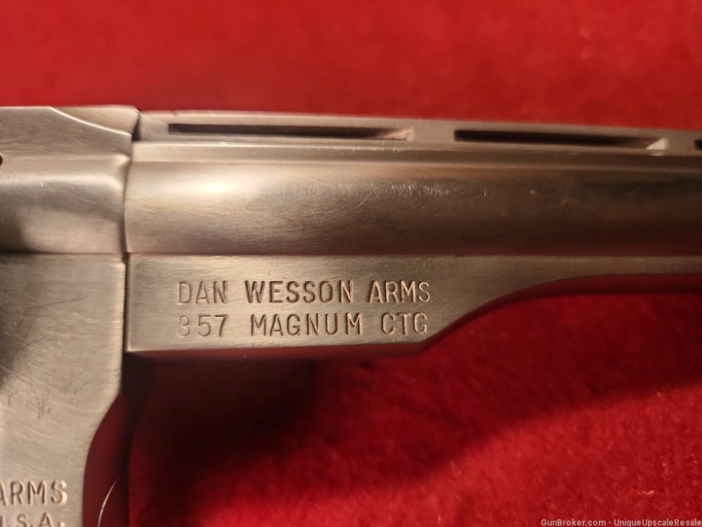 Dan Wesson Vent Rib Revolver 357 magnum stainless Munson, Mass-img-6