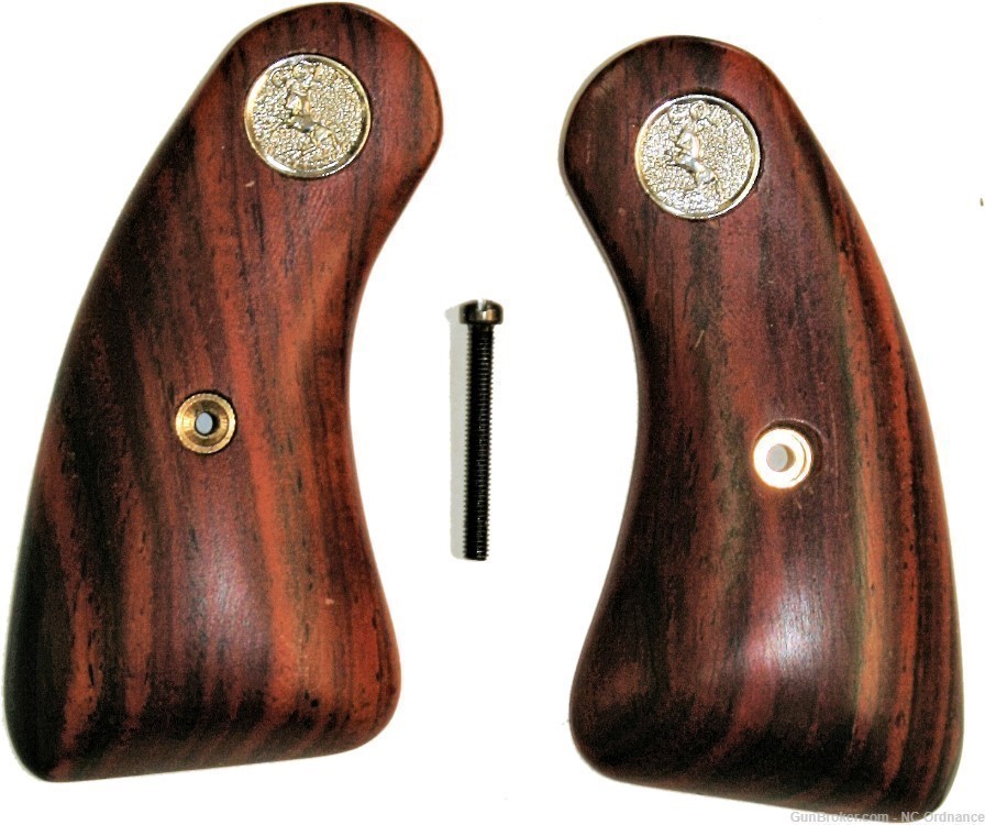 Colt Detective Special 2nd Model, Full Frame Cocobolo Rosewood Grips-img-0