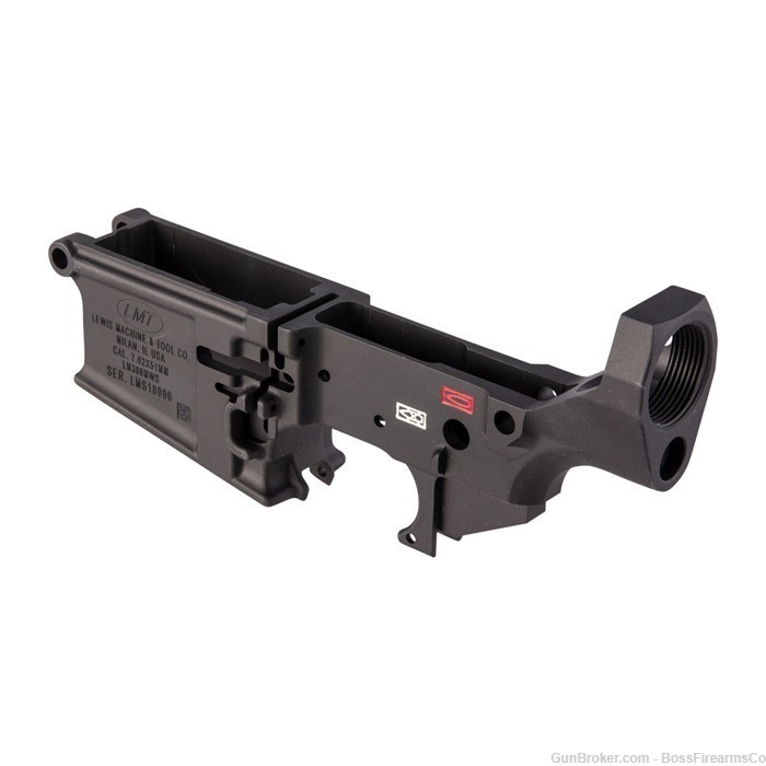 LMT Defense Defender-H AR10 Stripped Lower Receiver LM308A1-img-0