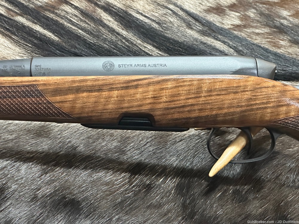 FREE SAFARI, NEW STEYR ARMS SM12 HALF STOCK 270 WINCHESTER GREAT WOOD SM 12-img-12