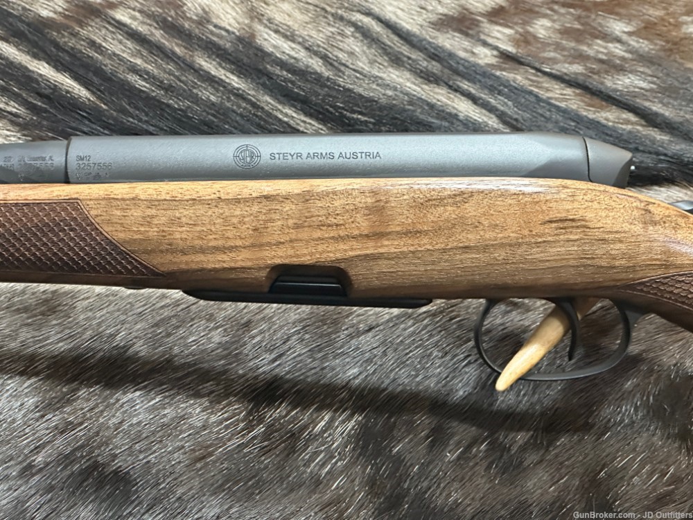 FREE SAFARI, NEW STEYR ARMS SM12 HALF STOCK 270 WINCHESTER GREAT WOOD SM 12-img-10
