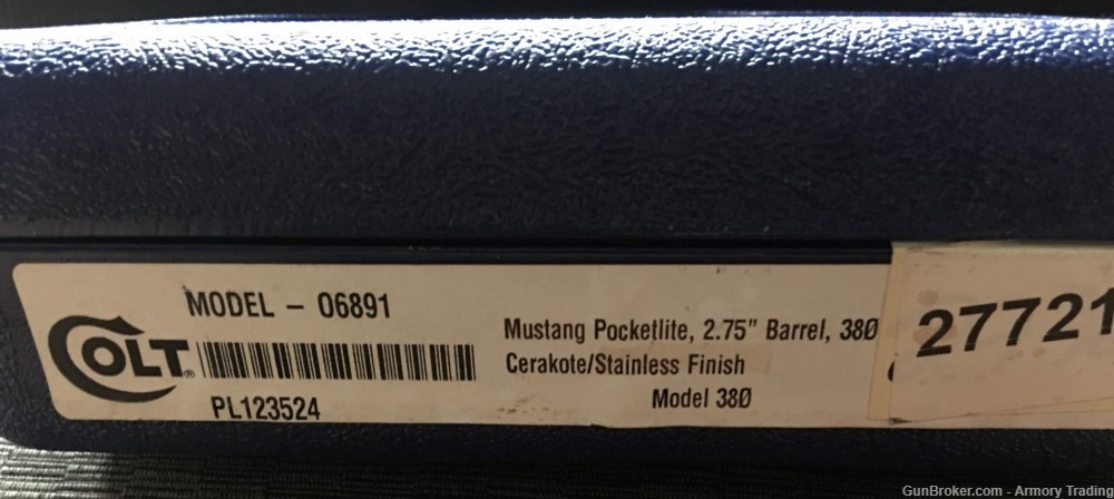 Colt Mustang .380 - POCKETLITE, STAINLESS, AS NEW, BOX-img-8