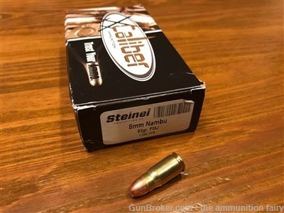 Ammunition Fairy !   8mm Nambu Steinel  83gr FMJ #50-img-0