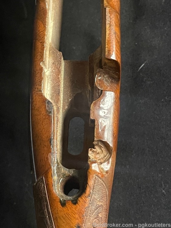 Browning Olympian Grade Vintage Stock.  Cracked.   -img-12