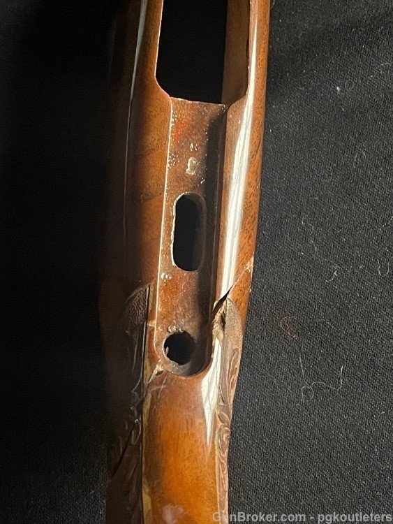 Browning Olympian Grade Vintage Stock.  Cracked.   -img-5