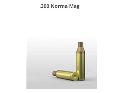 Peterson .300 Norma Brass Cartridge Cases