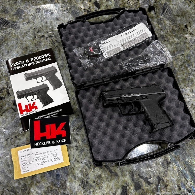 HK P2000 SK Compact PIstol 9mm 10+1 Capacity Heckler Koch P2000SK-img-0