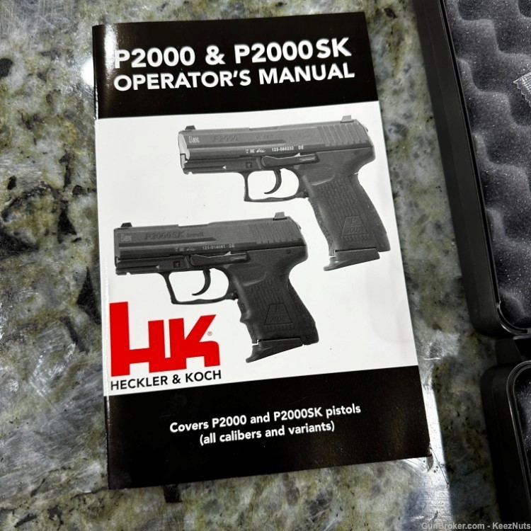 HK P2000 SK Compact PIstol 9mm 10+1 Capacity Heckler Koch P2000SK-img-6