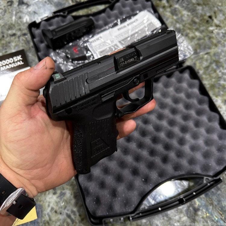 HK P2000 SK Compact PIstol 9mm 10+1 Capacity Heckler Koch P2000SK-img-2